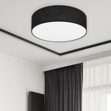 Brilagi - Светодиодный потолочный светильник SIRIJA LED/24W/230V диаметр 45 см черный