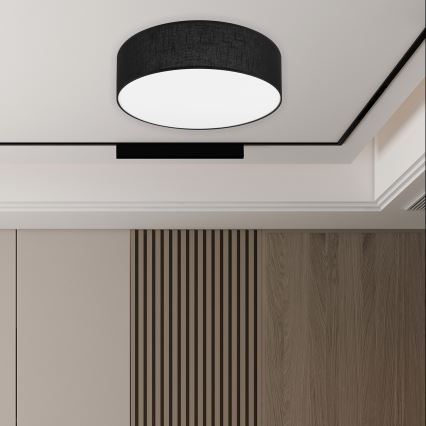 Brilagi - Светодиодный потолочный светильник SIRIJA LED/24W/230V диаметр 45 см черный