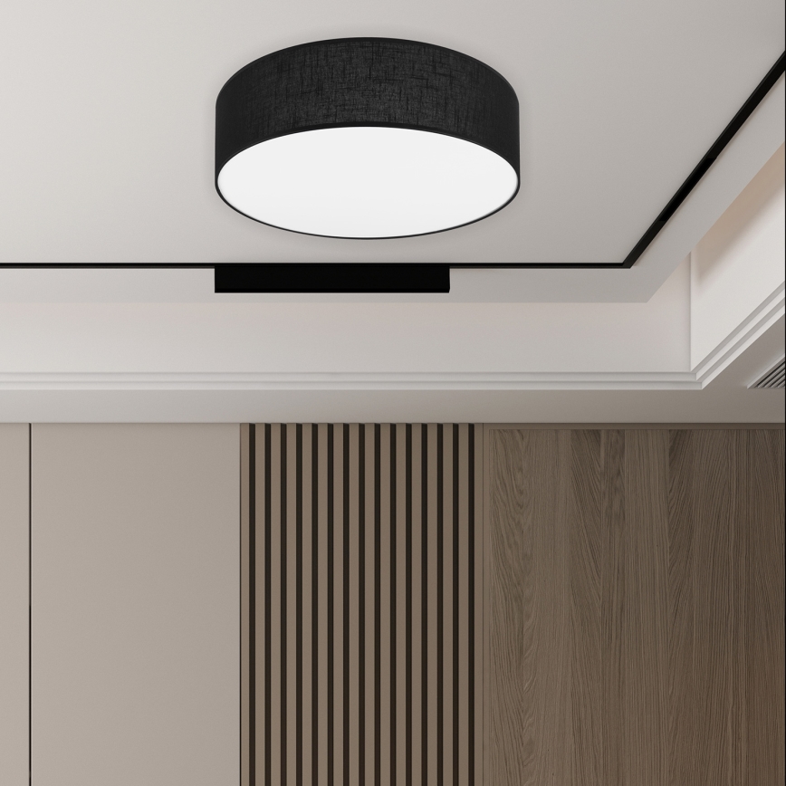 Brilagi - Светодиодный потолочный светильник SIRIJA LED/24W/230V диаметр 45 см черный