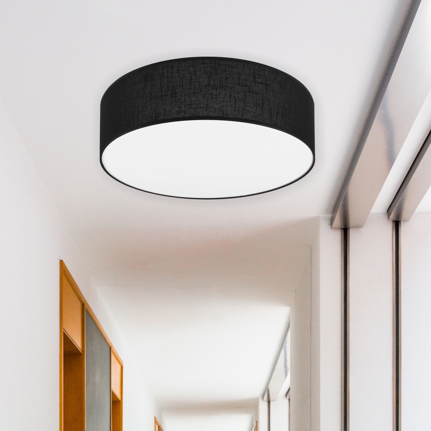 Brilagi - Светодиодный потолочный светильник SIRIJA LED/24W/230V диаметр 45 см черный