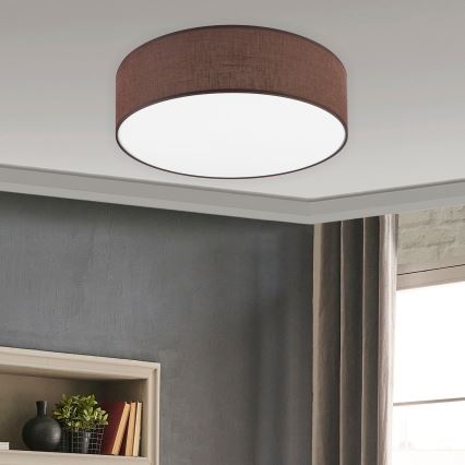 Brilagi - Светодиодный потолочный светильник SIRIJA LED/24W/230V диаметр 45 см коричневый