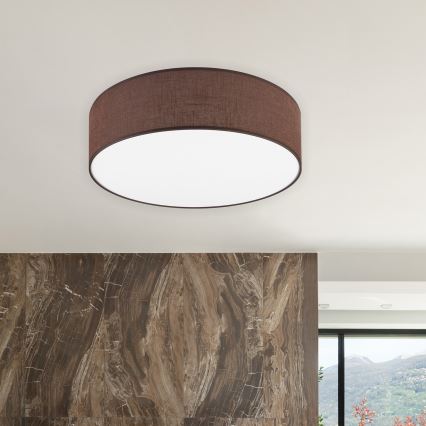 Brilagi - Светодиодный потолочный светильник SIRIJA LED/24W/230V диаметр 45 см коричневый
