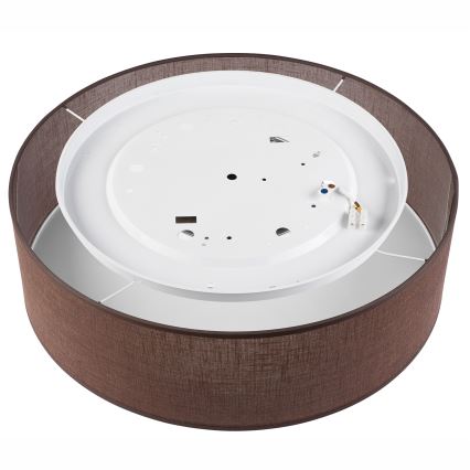 Brilagi - Светодиодный потолочный светильник SIRIJA LED/24W/230V диаметр 45 см коричневый