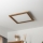 Brilagi - Светодиодный потолочный светильник SLIMFRAME WOOD LED/36W/230V 49,5x49,5 см коричневый