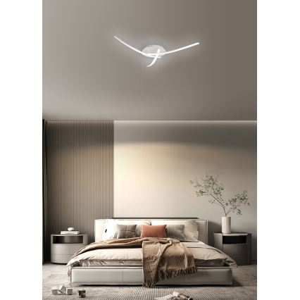 Brilagi - Светодиодный потолочный светильник STRIPES LED/24W/230V белый