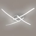 Brilagi - светодиодный потолочный светильник STRIPES LED/32 Вт/230 В 60x60 см серебристый