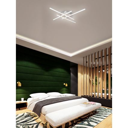 Brilagi - Светодиодный потолочный светильник STRIPES LED/37W/230V белый