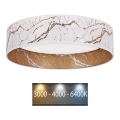 Brilagi - Светодиодный потолочный светильник VELVET LED/12W/230V диаметр 30 см 3000K/4000K/6400K белый/золотистый