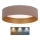 Brilagi - Светодиодный потолочный светильник VELVET LED/12W/230V диаметр 30 см 3000K/4000K/6400K бежевый/золотистый