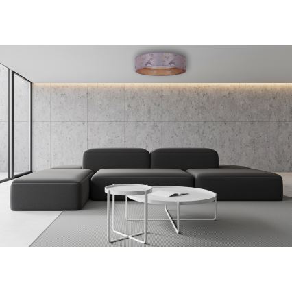 Brilagi - Светодиодный потолочный светильник VELVET LED/24W/230V диаметр 40 см 3000/4000/6400K серый/золотой