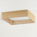 Brilagi - Светодиодный потолочный светильник VELVET SQUARE LED/24W/230V коричневый
