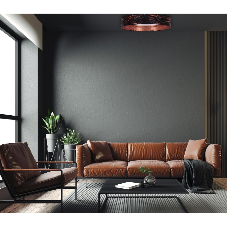 Brilagi - Светодиодный потолочный светильник VELVET STAR LED/36W/230V диаметр 55 см 3000K/4000K/6400K черный/медный