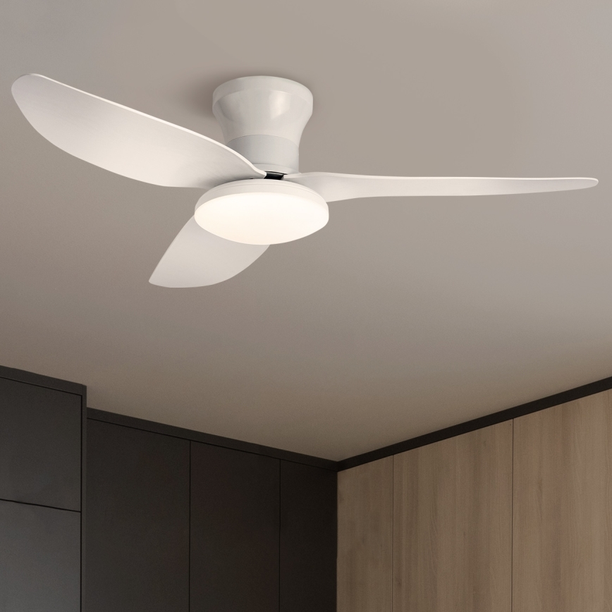 Brilagi - Светодиодный потолочный вентилятор с регулированием яркости LED/30W/230V 3000-6500K белый + дистанционное управление