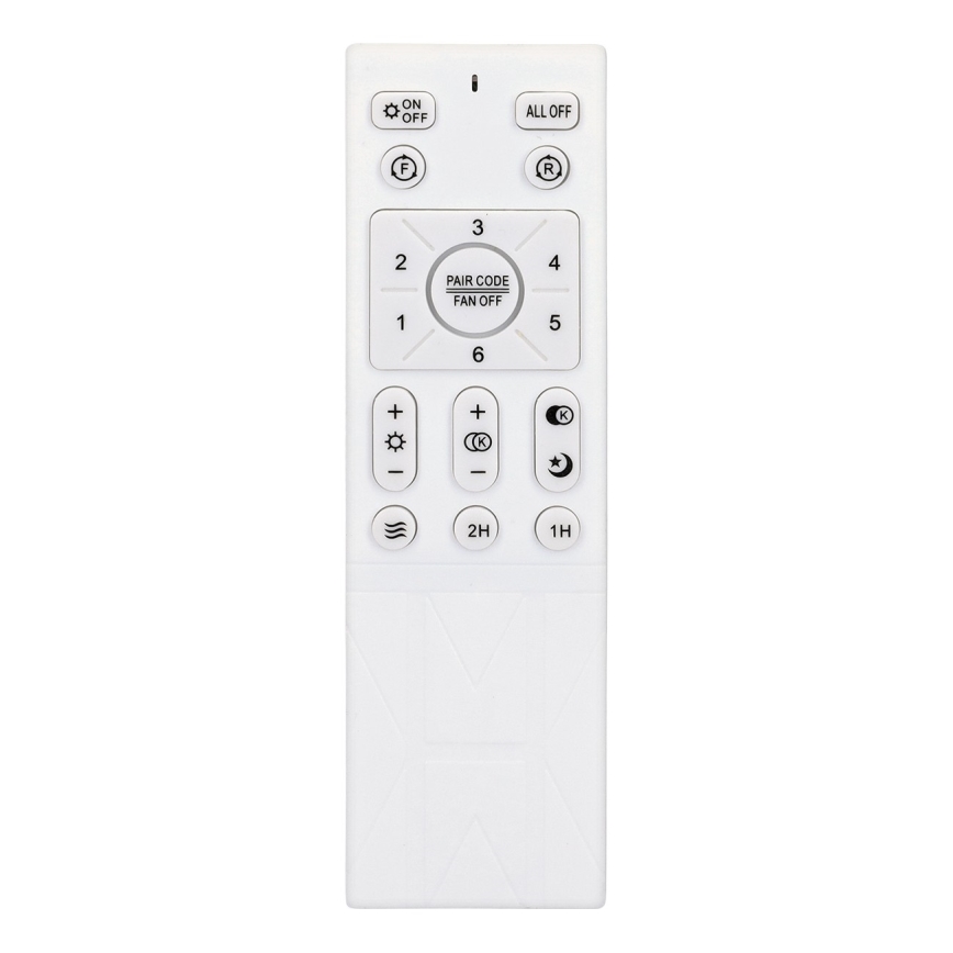 Brilagi - Светодиодный потолочный вентилятор с регулированием яркости LED/30W/230V 3000-6500K белый/коричневый + дистанционное управление