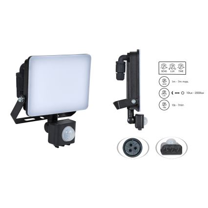 Brilagi - Светодиодный прожектор с датчиком ELARA PRO LED/100W/230V IP65