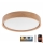 Brilagi - Светодиодный регулируемый потолочный светильник MANAROLA SMART LED/24W/230V 2700-6500K дуб, диаметр 41 см, Wi-Fi + пульт дистанционного управления Tuya