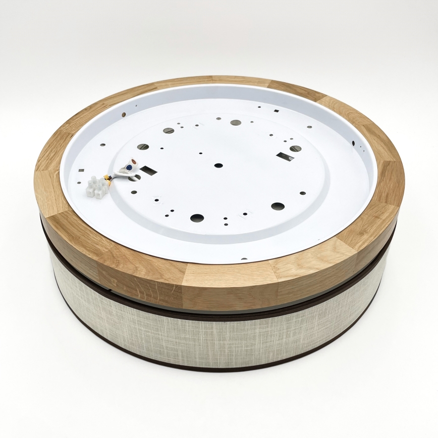 Brilagi - Светодиодный светильник BELLADONNA LED/36W/230V d. 40 см кремовый/дуб