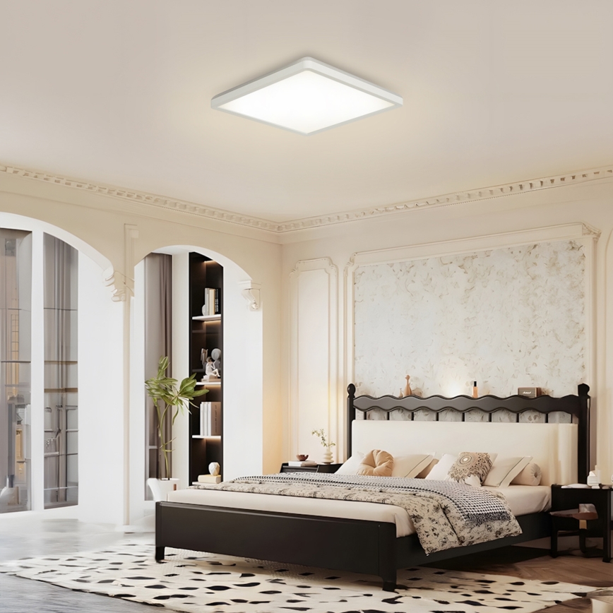 Brilagi - Светодиодный потолочный светильник для ванной комнаты ULTRA SLIM LED/18W/230V 30x30 см белый IP54