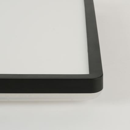 Brilagi - Светодиодный потолочный светильник для ванной комнаты ULTRA SLIM LED/24W/230V 42x42 см черный IP54