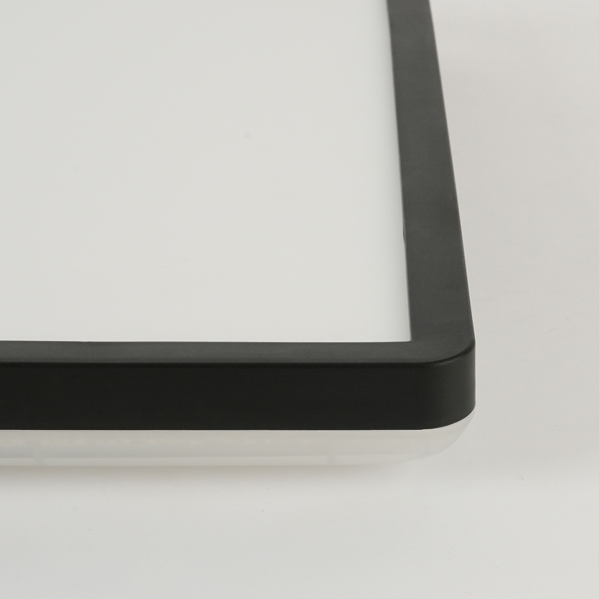 Brilagi - Светодиодный потолочный светильник для ванной комнаты ULTRA SLIM LED/24W/230V 42x42 см черный IP54