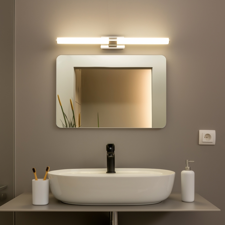 Brilagi - LED-подсветка зеркала для ванной DIANA LED/10W/230 см IP44 полированный хром