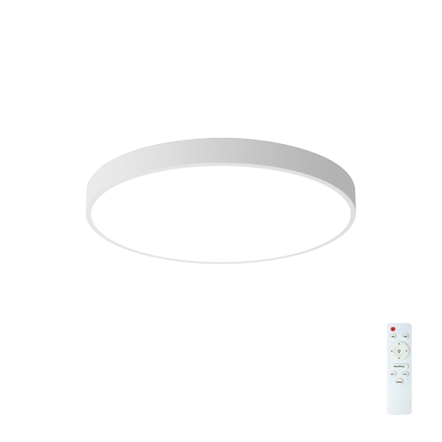 Brilagi - Диммируемый потолочный светильник POOL LED/60W/230V 3000-6000K диаметр 60 см белый + дистанционное управление
