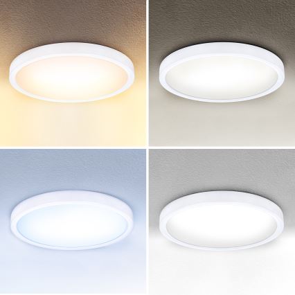Brilagi - Светодиодный потолочный светильник с регулированием яркости ESTELA LED/36W/230V 3000-6500K диаметр 30 см белый + дистанционное управление