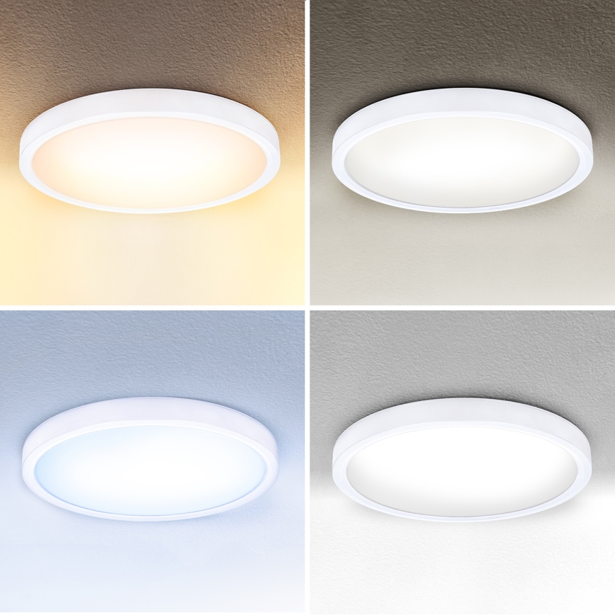 Brilagi - Светодиодный потолочный светильник с регулированием яркости ESTELA LED/36W/230V 3000-6500K диаметр 30 см белый + дистанционное управление