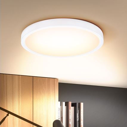 Brilagi - Светодиодный потолочный светильник с регулированием яркости ESTELA LED/36W/230V 3000-6500K диаметр 30 см белый + дистанционное управление