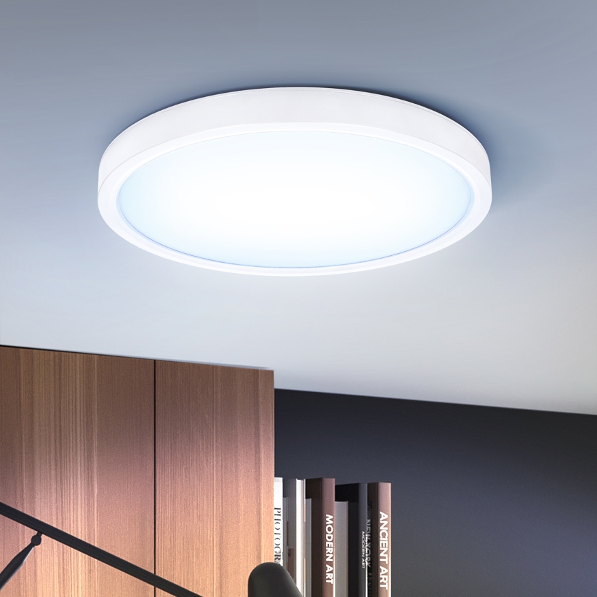 Brilagi - Светодиодный потолочный светильник с регулированием яркости ESTELA LED/36W/230V 3000-6500K диаметр 30 см белый + дистанционное управление