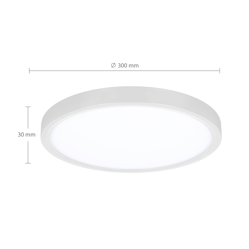 Brilagi - Светодиодный потолочный светильник с регулированием яркости ESTELA LED/36W/230V 3000-6500K диаметр 30 см белый + дистанционное управление