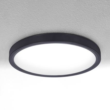Brilagi - Светодиодный потолочный светильник с регулированием яркости ESTELA LED/36W/230V 3000-6500K диаметр 30 см черный + дистанционное управление