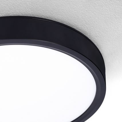 Brilagi - Светодиодный потолочный светильник с регулированием яркости ESTELA LED/36W/230V 3000-6500K диаметр 30 см черный + дистанционное управление