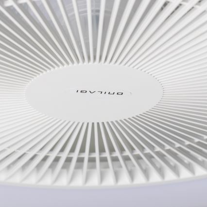 Brilagi - Светодиодный светильник с регулированием яркости и вентилятором AURA LED/38W/230V 3000-6000K белый + дистанционное управление