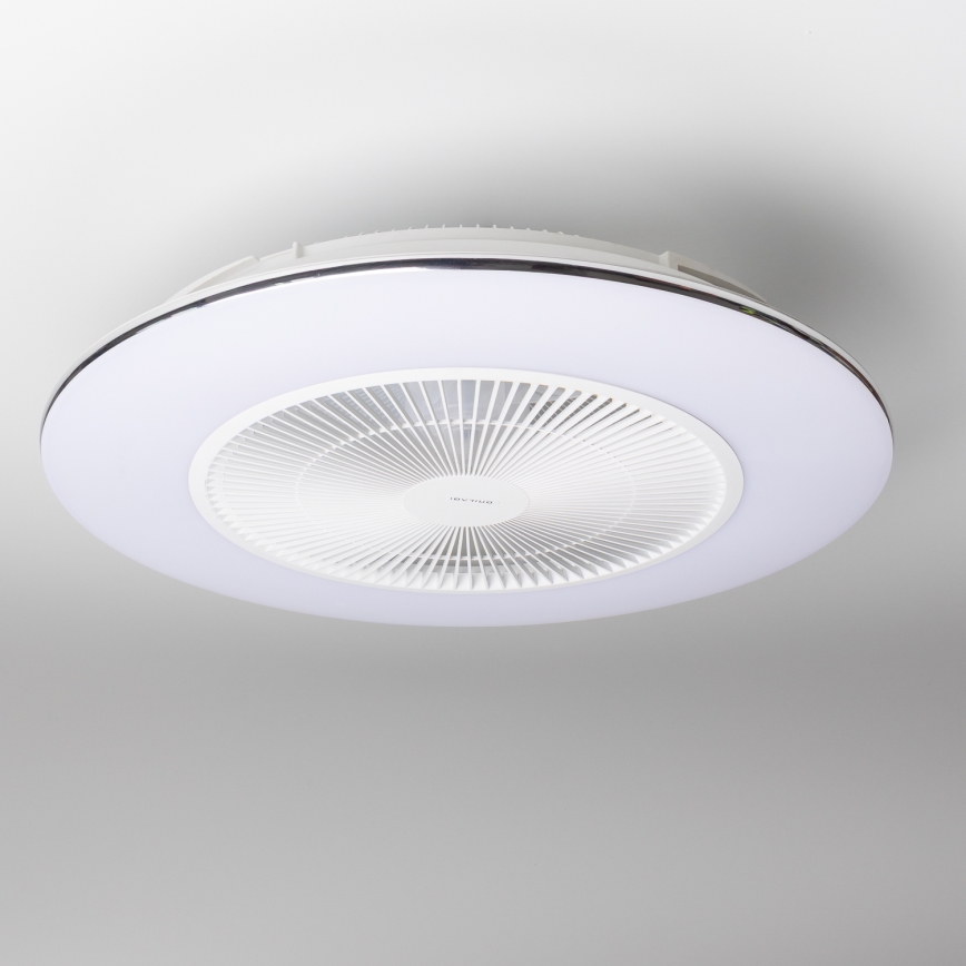Brilagi - Светодиодный светильник с регулированием яркости и вентилятором AURA LED/38W/230V 3000-6000K белый + дистанционное управление