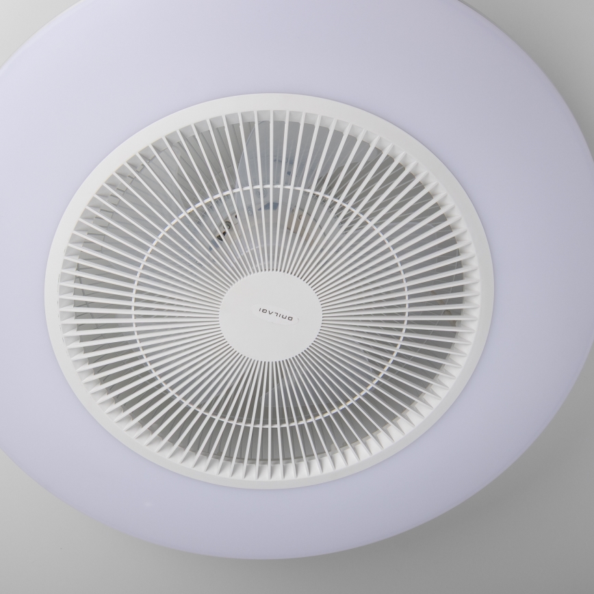 Brilagi - Светодиодный светильник с регулированием яркости и вентилятором AURA LED/38W/230V 3000-6000K белый + дистанционное управление
