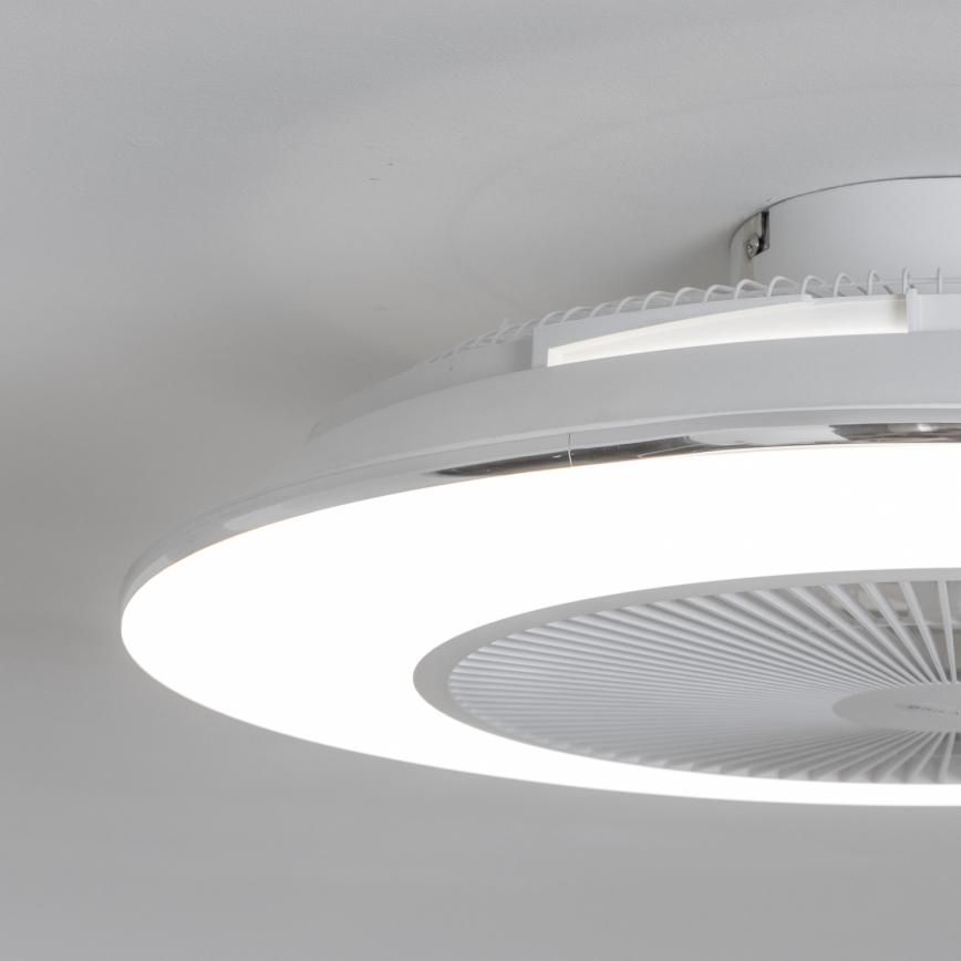 Brilagi - Светодиодный светильник с регулированием яркости и вентилятором AURA LED/38W/230V 3000-6000K белый + дистанционное управление