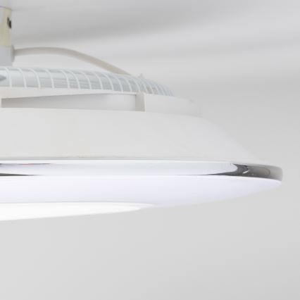 Brilagi - Светодиодный светильник с регулированием яркости и вентилятором AURA LED/38W/230V 3000-6000K белый + дистанционное управление