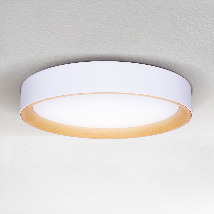 Brilagi - Светодиодный потолочный светильник с регулированием яркости LARIOS LED/60W/230V 3000-6500K диаметр 49 см белый + дистанционное управление