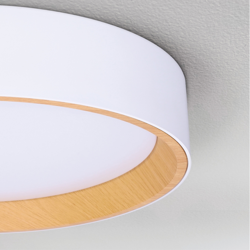 Brilagi - Светодиодный потолочный светильник с регулированием яркости LARIOS LED/60W/230V 3000-6500K диаметр 49 см белый + дистанционное управление