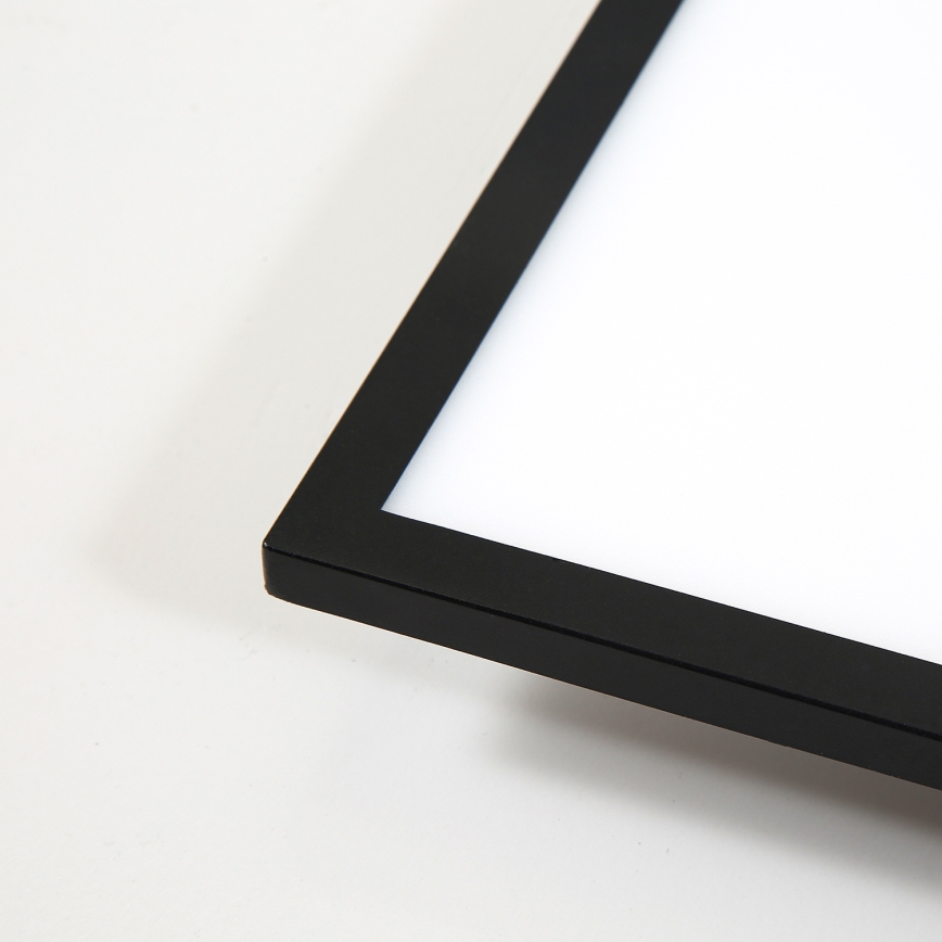 Brilagi - Светодиодный потолочный светильник с регулированием яркости SLIMFRAME LED/25W/230V 30x30 см 3000-6000K черный + дистанционное управление