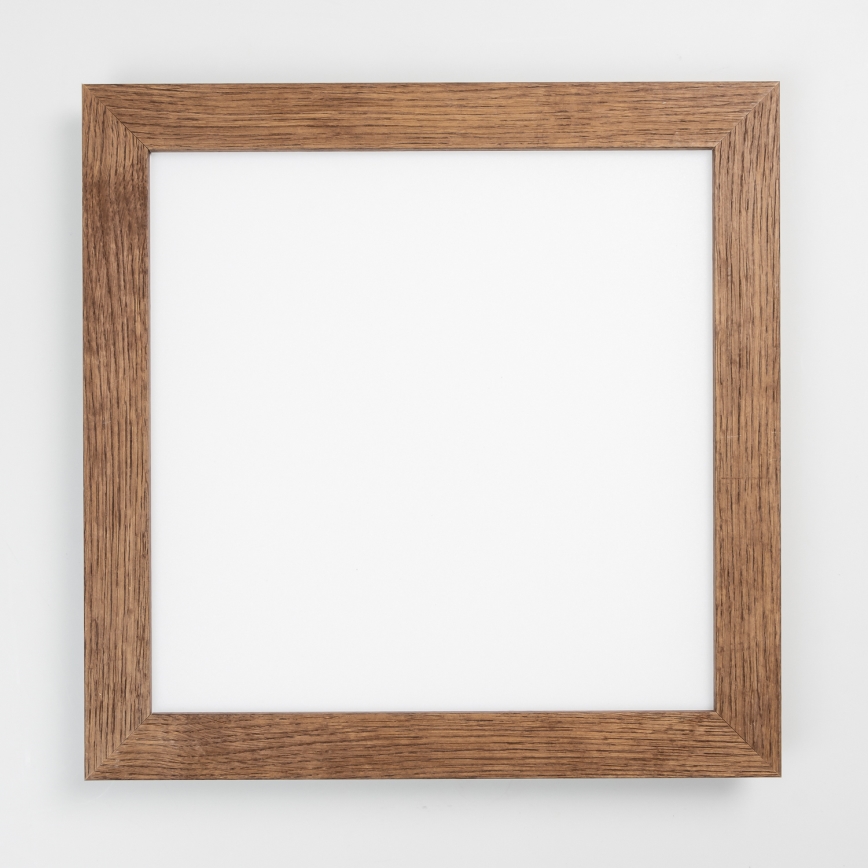 Brilagi - Светодиодный потолочный светильник с регулированием яркости SLIMFRAME WOOD LED/36W/230V 49,5x49,5 см 3000-6000K темно-коричневый + дистанционное управление