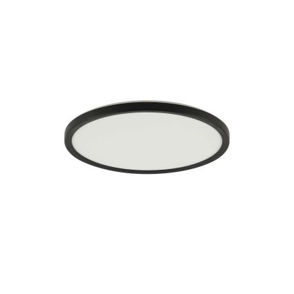 Brilagi - Светодиодный потолочный светильник с регулированием яркости ULTRA SLIM LED/18W/230V 2700-6500K диаметр 30 см черный + дистанционное управление