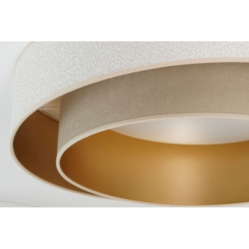 Brilagi - Светодиодный потолочный светильник с регулированием яркости VEGAS SHINE LED/24W/230V диаметр 60 см 3000/4000/6500K кремовый/бежевый + дистанционное управление