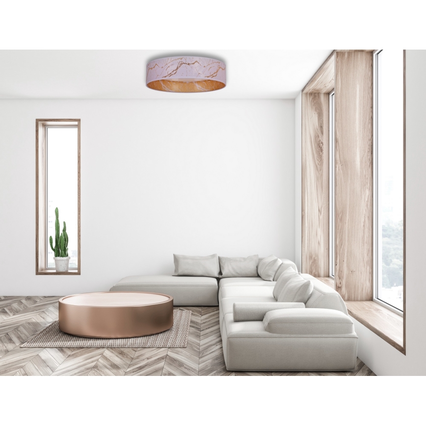 Brilagi - Светодиодный потолочный светильник с регулированием яркости VELVET SMART LED/36W/230V диаметр 55 см 2700-6500K Wi-Fi Tuya белый/золотой + дистанционное управление