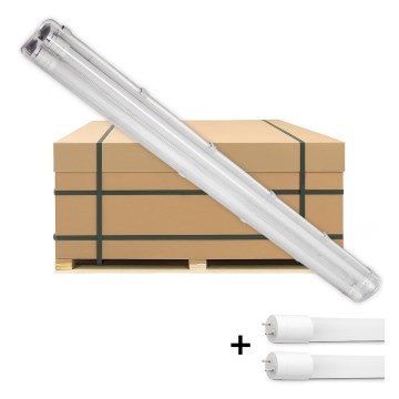Brilagi - Светодиодный технический люминесцентный светильник OPTIMA T8 2xG13/18W/230V 4000K IP65 128 см - поддон 110 шт.