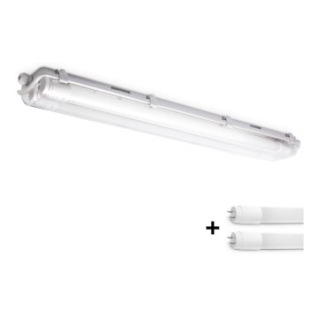 Brilagi - Светодиодный технический люминесцентный светильник OPTIMA T8 2xG13/9W/230V 4000K IP65 67,5 см