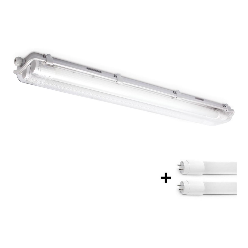 Brilagi - Светодиодный технический люминесцентный светильник OPTIMA T8 2xG13/9W/230V 4000K IP65 67,5 см