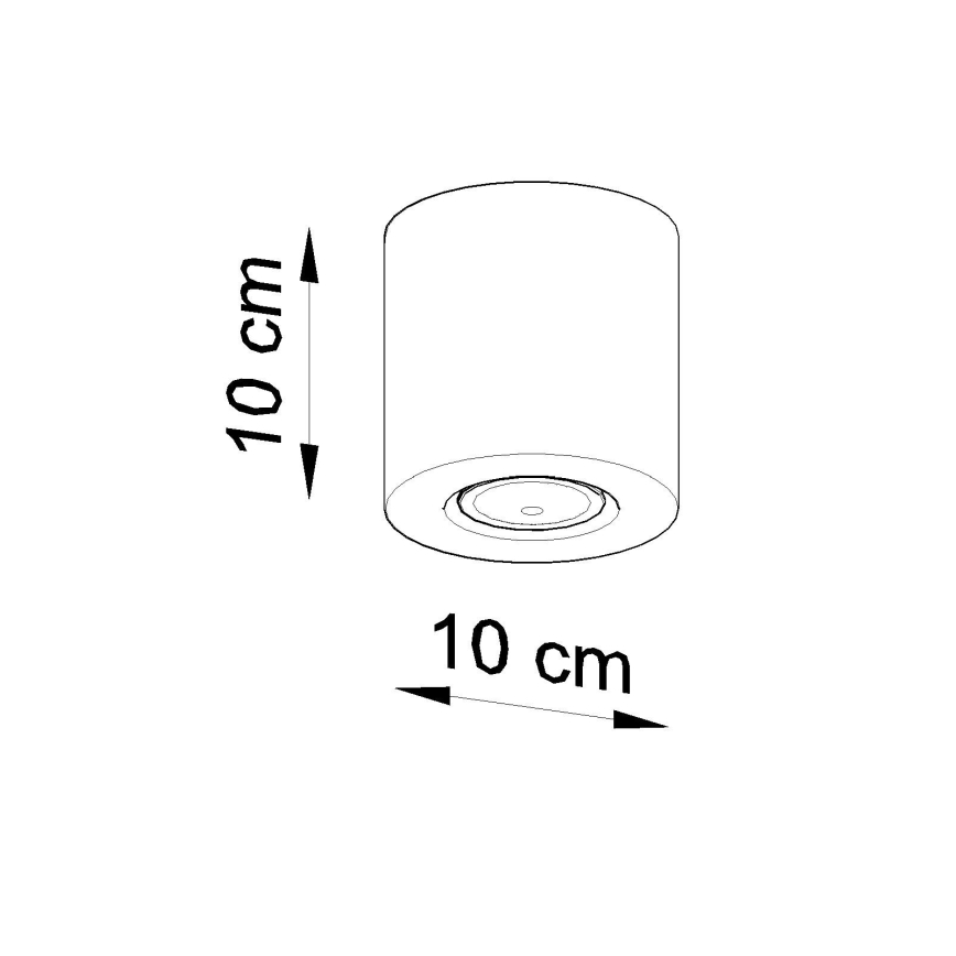 Brilagi -  Светодиодный точечный светильник FRIDA 1xGU10/7W/230V бетон
