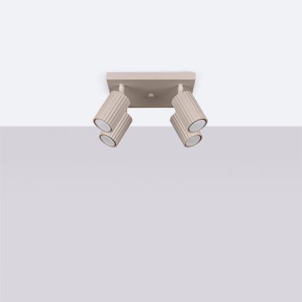 Brilagi - Светодиодный точечный светильник CRESTO 4xGU10/10W/230V тауп